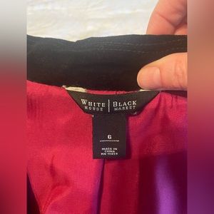 White House Black Market Suede Jacket